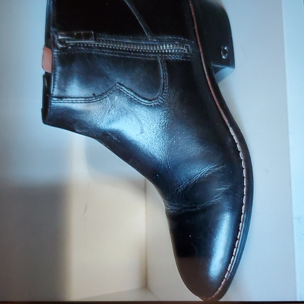 Coach Leather Ankle Boot